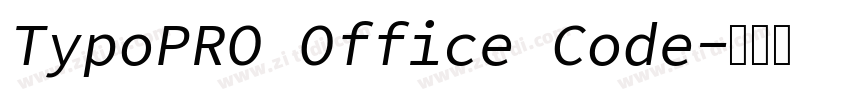 TypoPRO Office Code字体转换